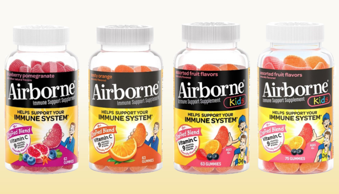 bottles of airborne gummy supplements have been recalled