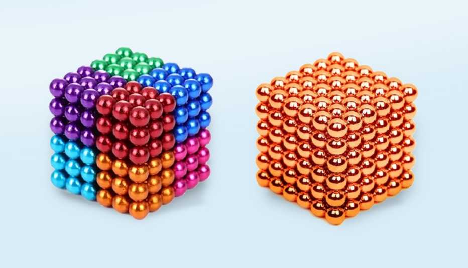 two made in china cube toys made up of tiny magnetic balls have been recalled for choking hazard