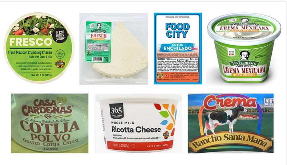 recalled cheeses from CDC due to listeria outbreak