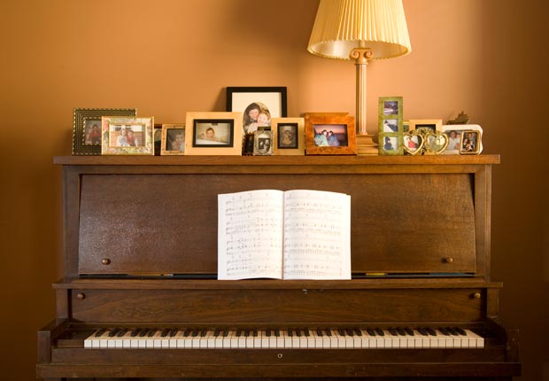 Upright piano with music book, Create a sunny sanctuary