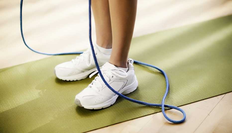 Woman, Jump Rope, Sneakers, Personal Best: My Fitness