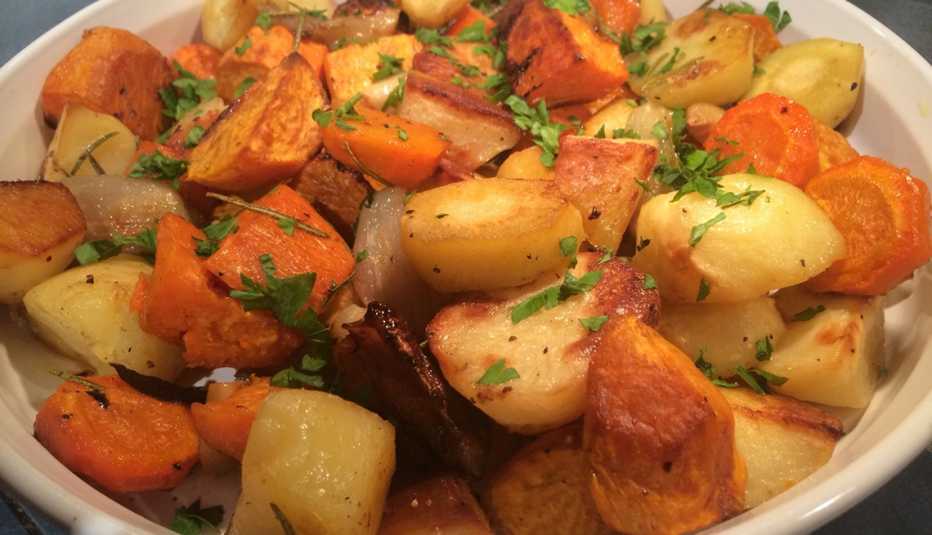 Roasted winter vegetables, Thanksgiving Recipes and Not a Pinch of Guilt