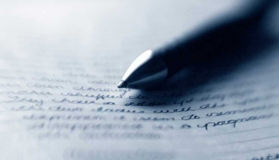 AARP, Pen, Writing, Close Up, Design your Future