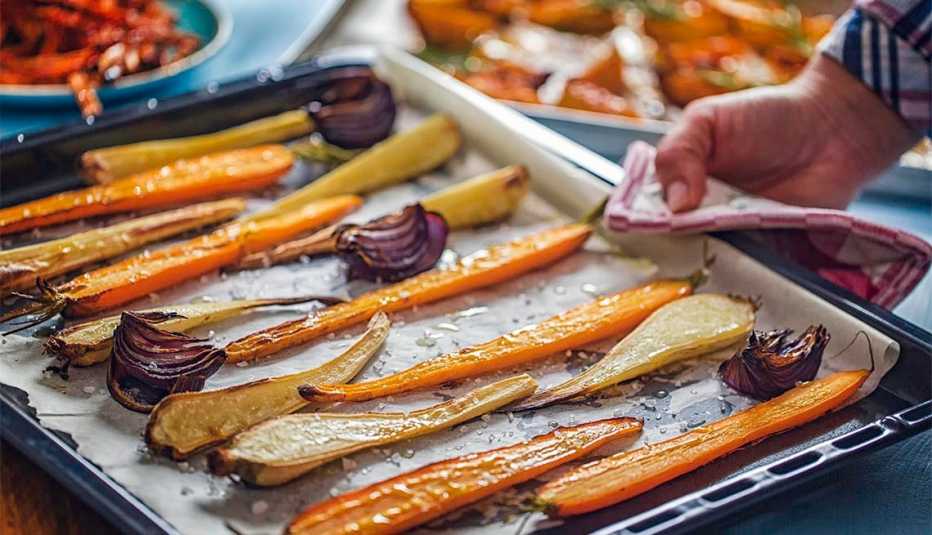 Roasted Root Vegetables Fresh From the Oven