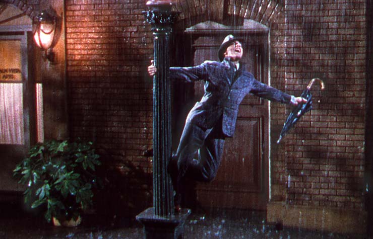 Gene Kelly in Singin' in the Rain, List of 50 Things Better than Sex.