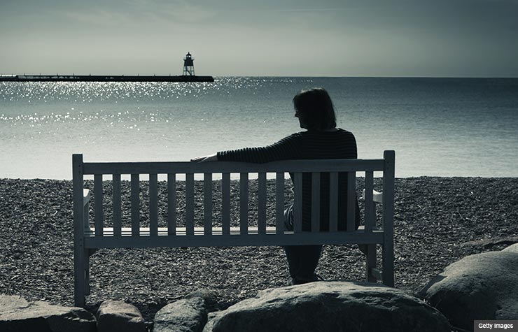 Loneliness Depression with Hope of Guidance and Direction (Getty Images)