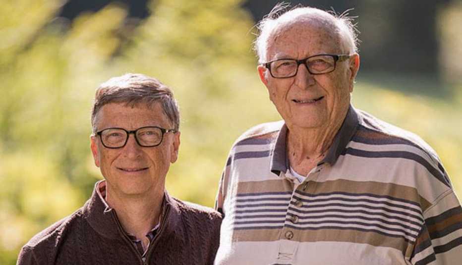 bill gates and his father