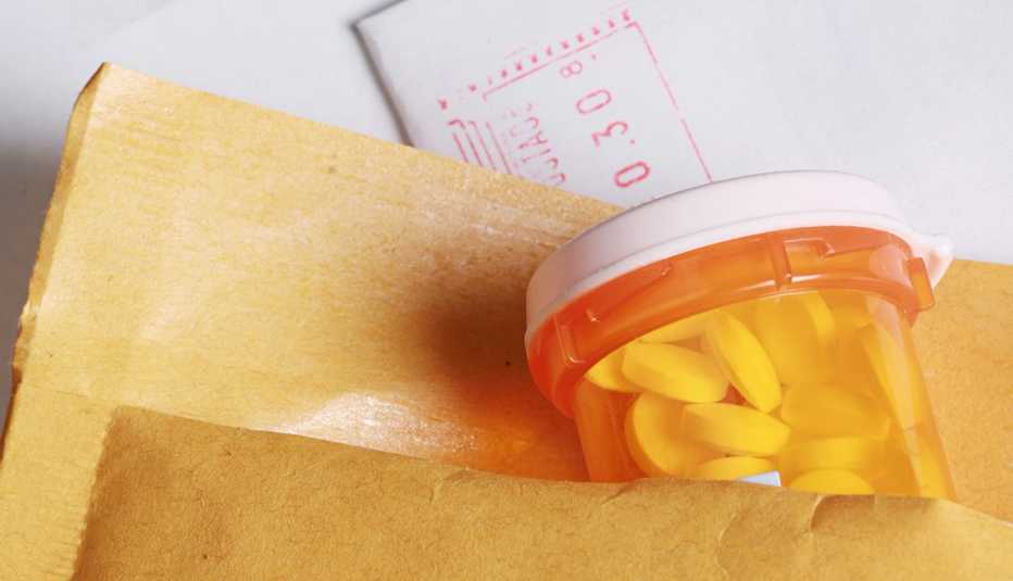 Pills that arrive in the mail