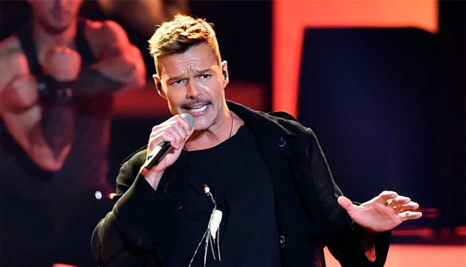 Ricky Martin performs onstage at the 2018 Billboard Latin Music Awards 