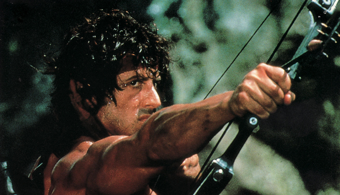 a shot from the movie rambo