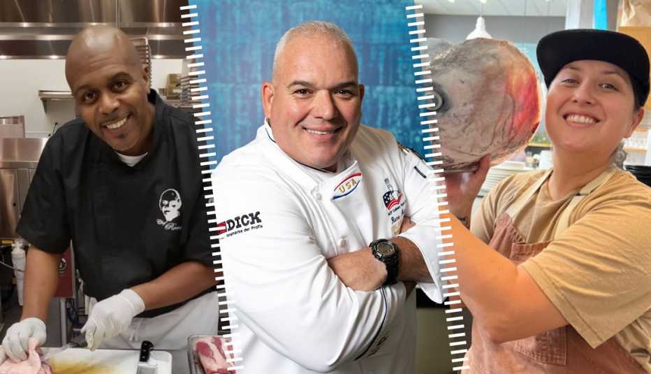 three chefs that got started in the military