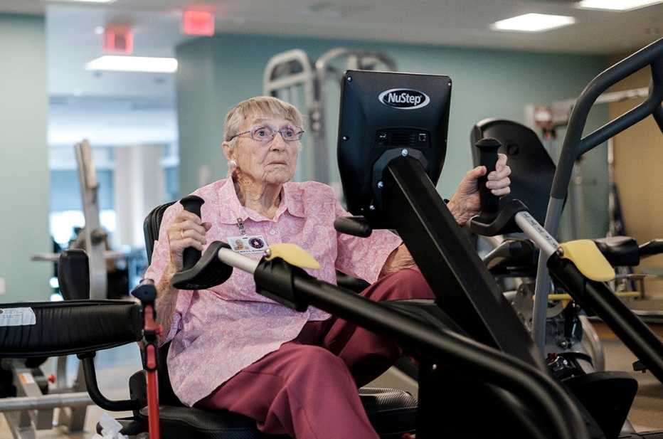 norma rambow age one hundred exercises on a stationary bike