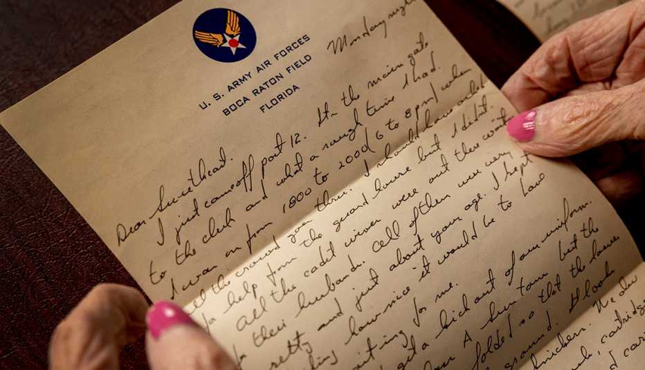 a letter from world war two