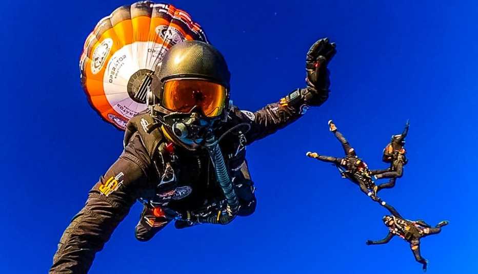 A five-person crew recently set a Guinness World Record with the highest ever formation skydive