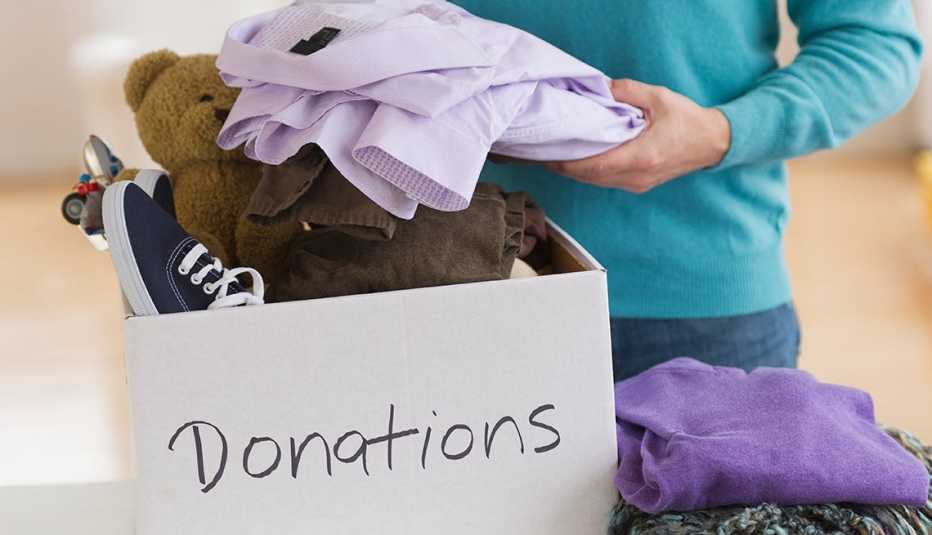 How to get rid of clutter in five steps. Donate to charity