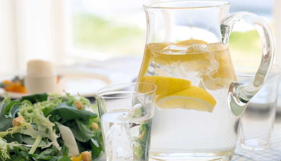 Lemon Water in a Pitcher, Healthy Living, Turn Home into Wellness Retreat