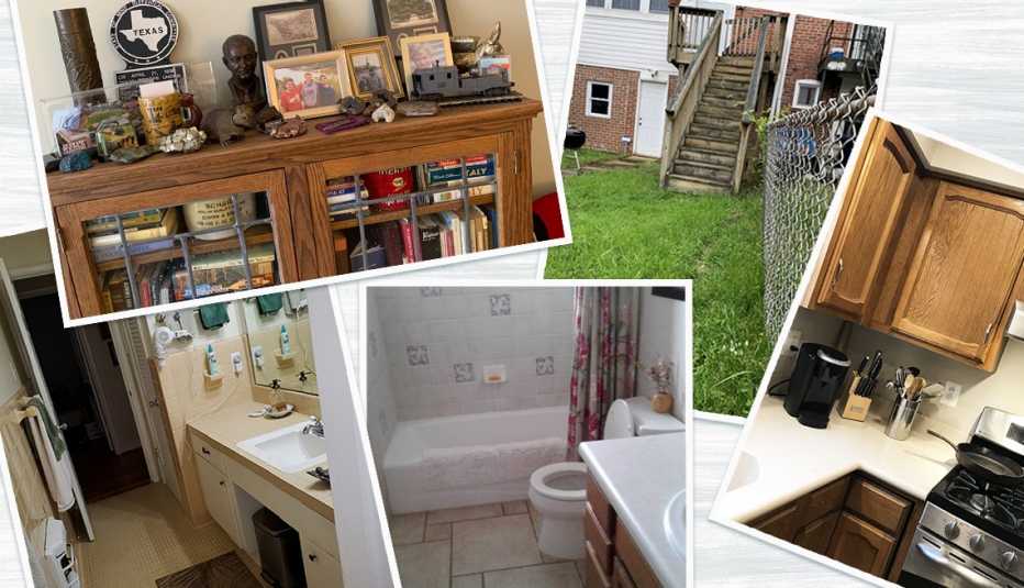 collage of reader and employee submitted photos of area of their homes that are in need of updating