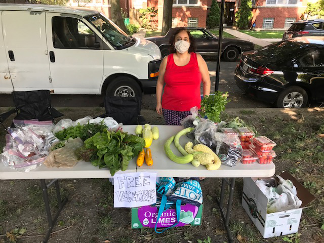 Eve Greenfield giving away free produce