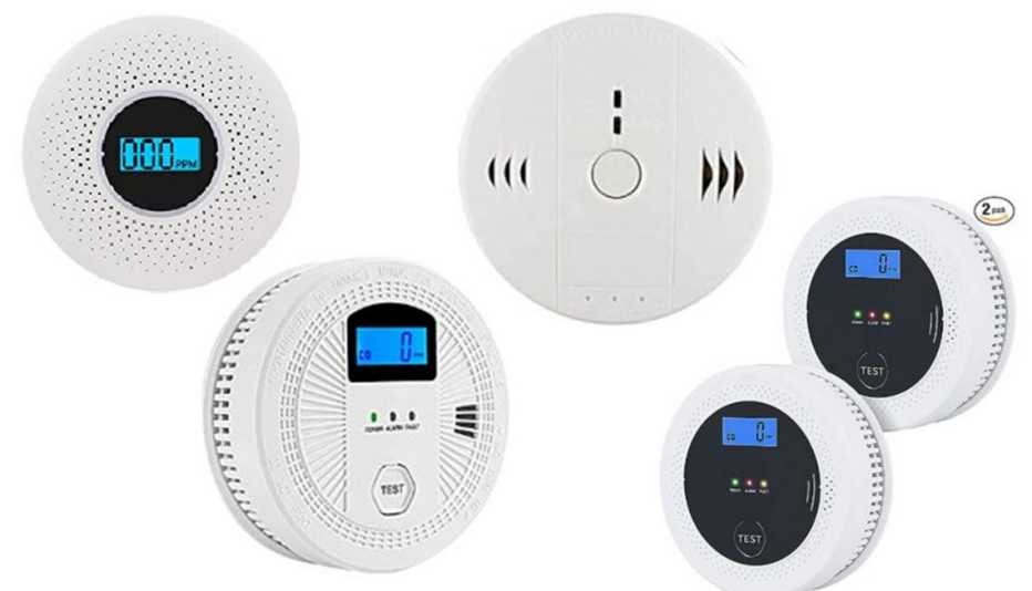 samples of the recalled smoke and combination carbon monoxide detectors 