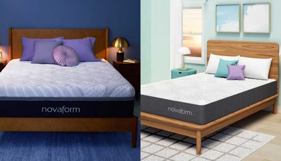 two mattresses that have been recalled from costco stores in september twenty twenty three the novoform comfort grande fourteen inch and the novaform dream away eight inch mattresses