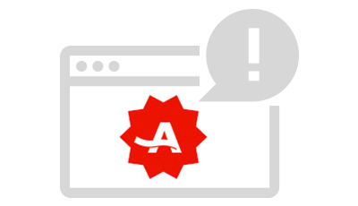 Browser window with AARP Logo