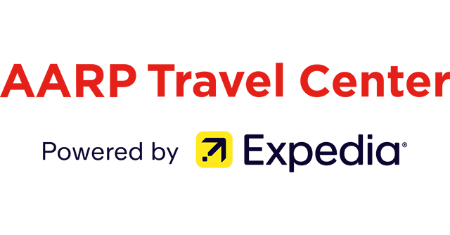 AARP Travel Center Powered by Expedia logo