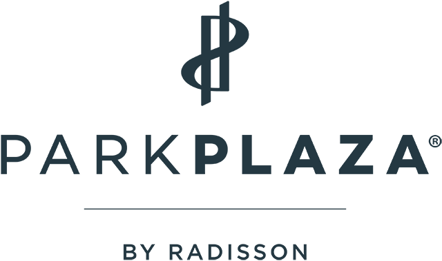 Park Plaza logo in black lettering