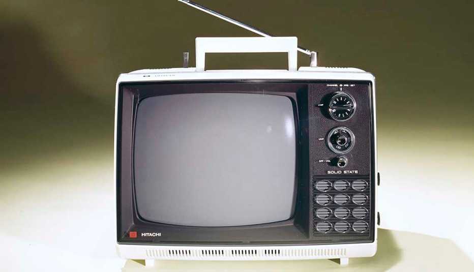 Portable television set ca. 1980 