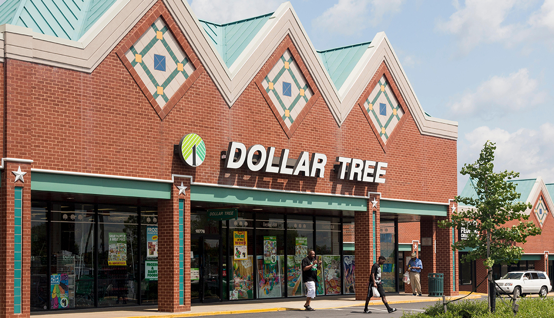 entrance to large Dollar Tree store