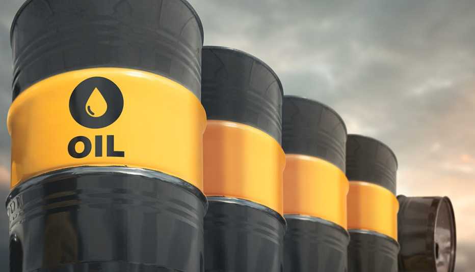 crude oil barrels