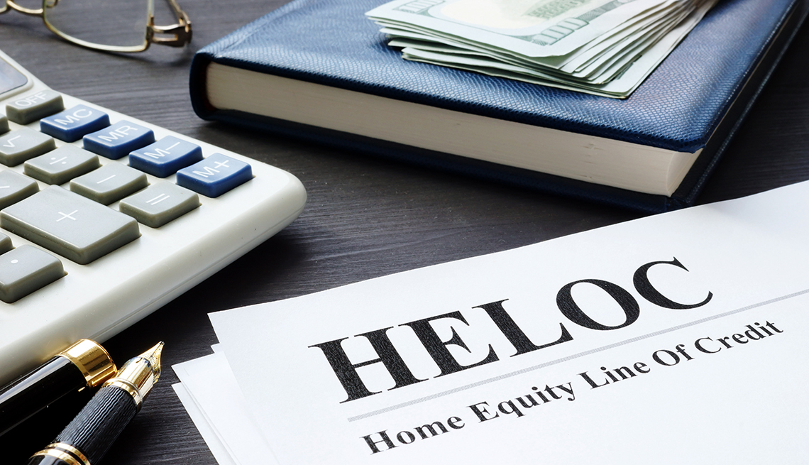 Home equity line of credit documents