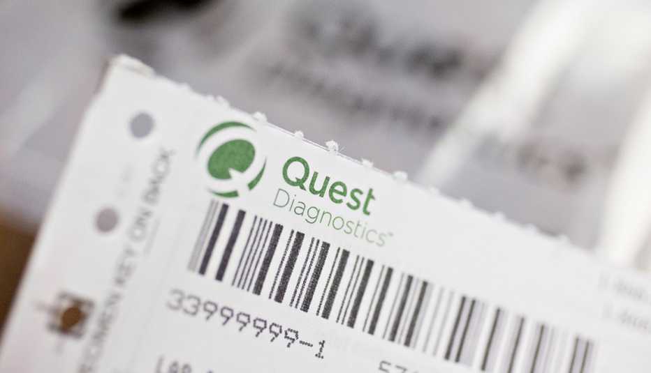 A Quest Diagnostics Inc. requisition form