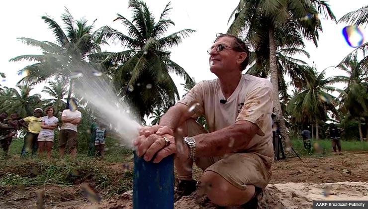 Ken Wood helps build wells that provide fresh, clean water to villages in Ghana