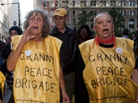 Granny Peace Brigade, Occupy Wall Street Demonstration