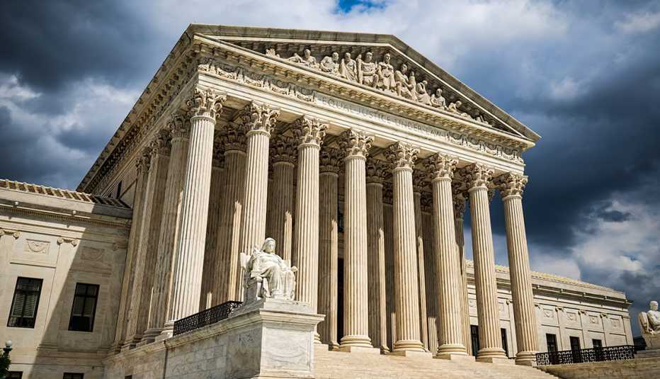 Front of the Supreme Court
