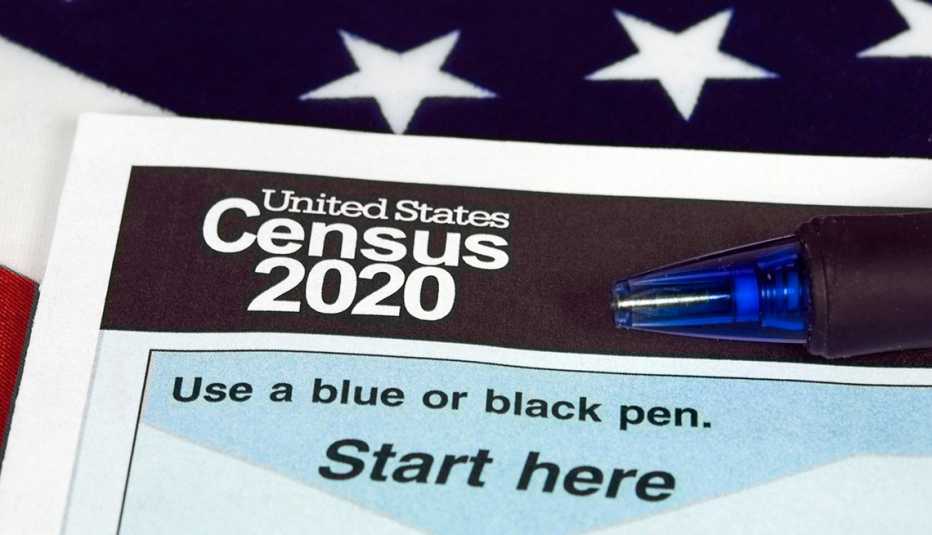 Form for the two thousand twenty Census