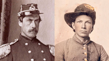Two civil war soldiers and the innovative items and technology the war produced