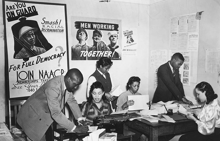 A group of student activists working on a campaign for the equal treatment of African American teachers in Norfolk, Virginia, Historical Review of Leading Black Civil Rights Organizations