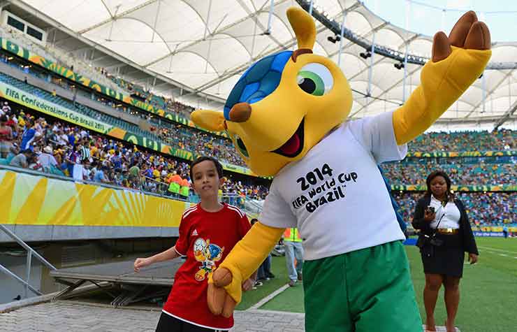 mascots world cup soccer weird countries represent willie juanito tip tap naranjito pique ciao striker footix spheriks fuelco