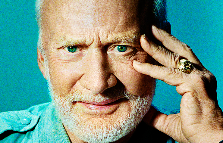 Astronaut Buzz Aldrin, now 85, was the second person to walk on the moon.