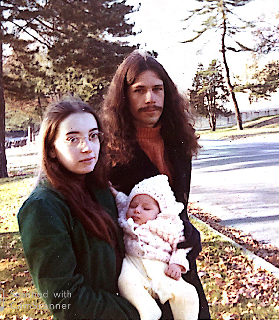 Cindy Matthews, Leah Corcoran and Wil Corcoran circa 1971