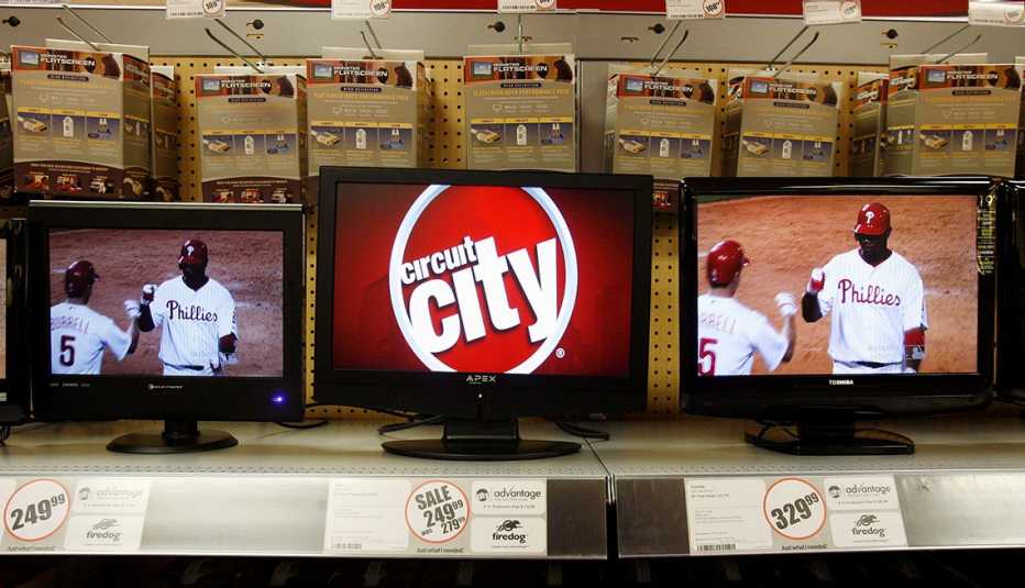 Televisions at a Circuit City