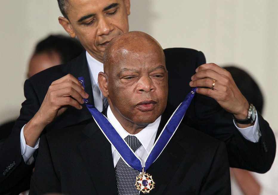 John Lewis is awarded the Medal of Freedom