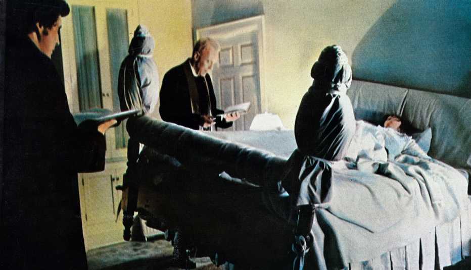 a scene near the climax of the exorcist