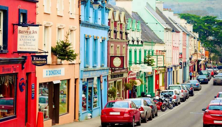 colorful houses in kenmare ireland