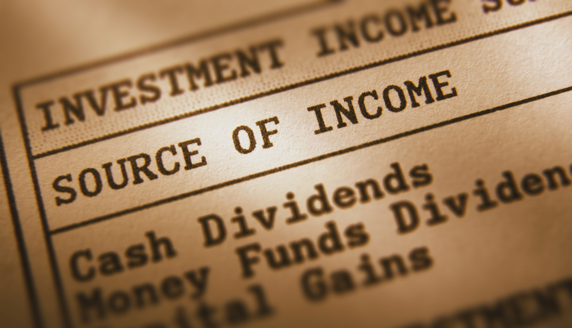 dividend investment Income closeup report