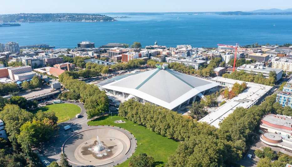 Climate Pledge Arena, Civic Center, Seattle, Washington, USA