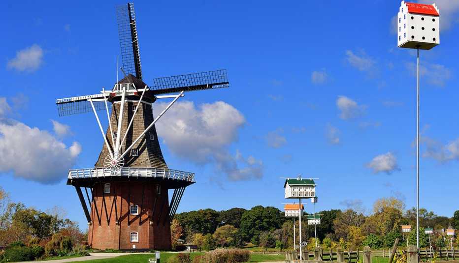 a windmill in holland michigan