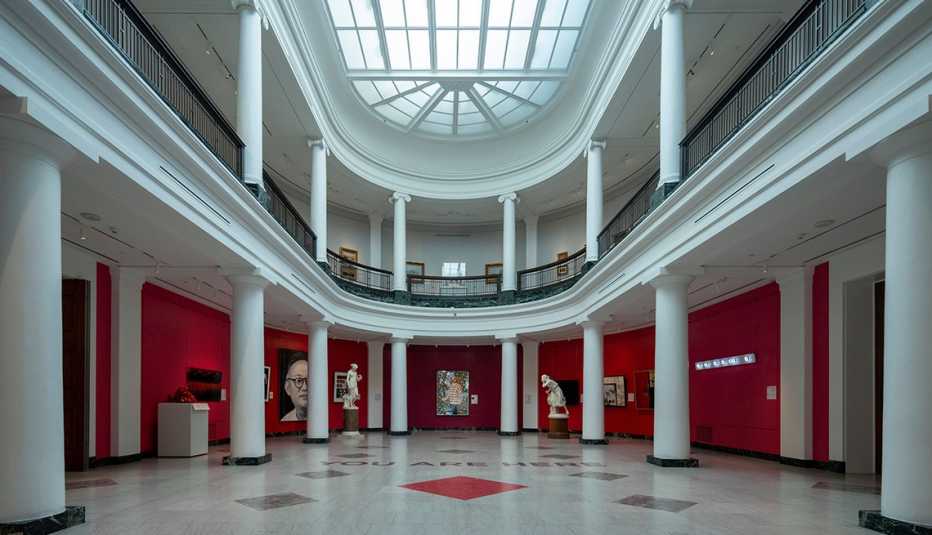 interior, The University of Michigan Museum of Art in Ann Arbor, Michigan, USA