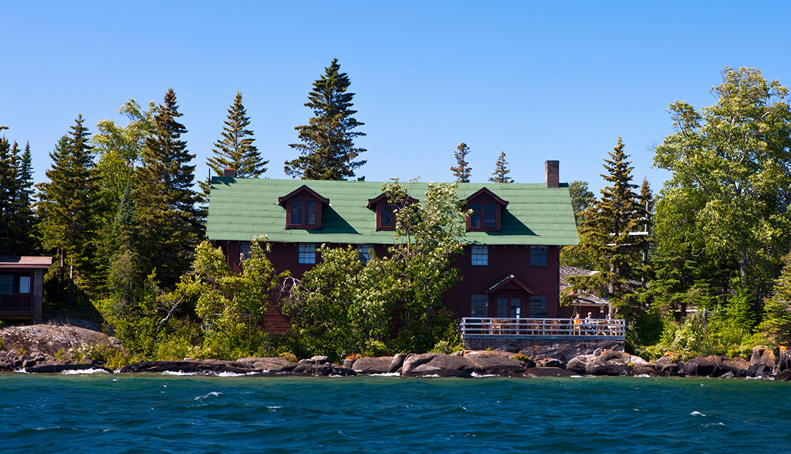 The Rock Harbor Lodge, Isle Royale National Park, Michigan